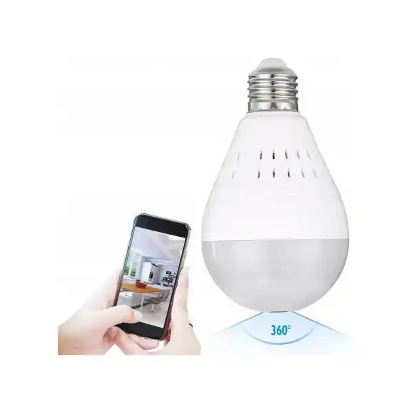MODERN CAMERA WiFi IP HOME SURVEILLANCE IN BULB 360 AUDIO LED
