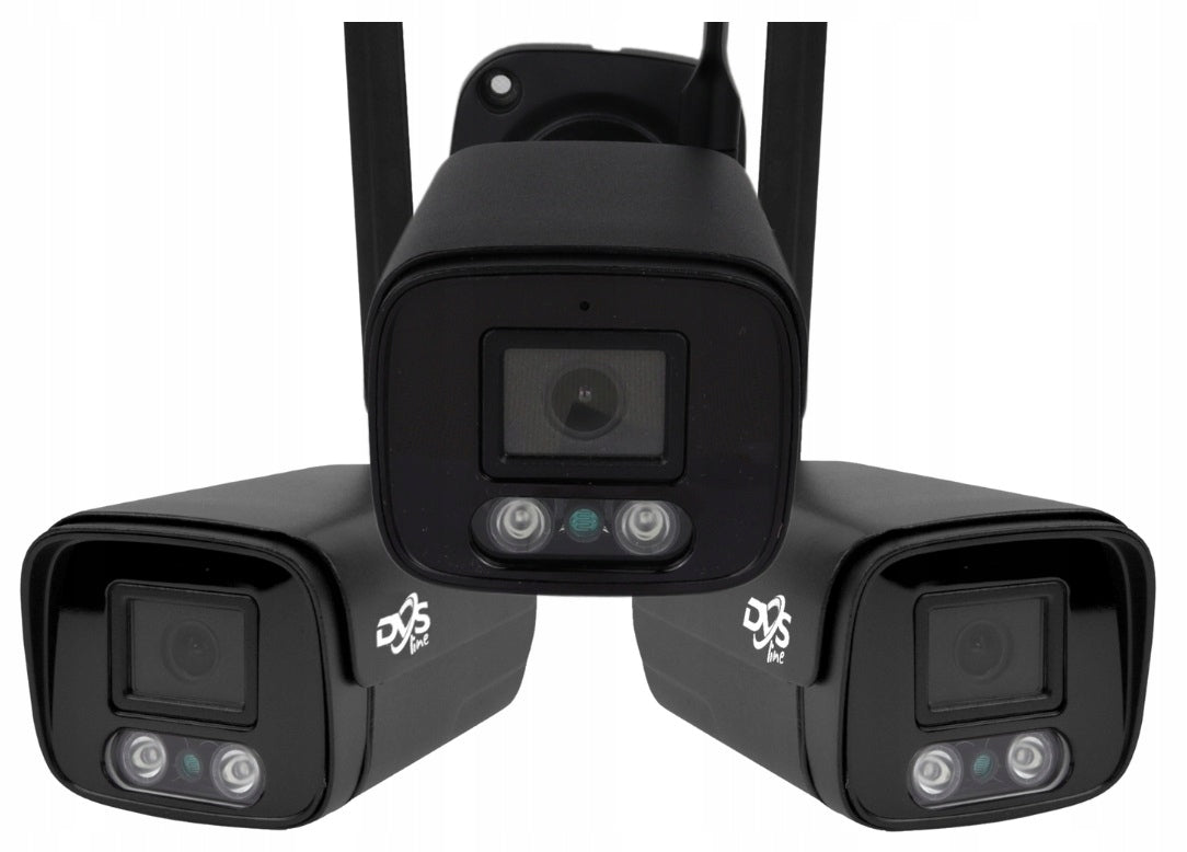 MONITORING SET OF 8 WIFI CAMERAS EXTERNAL BLACK RECORDER P2P DRIVE 2Tb Packaging status original