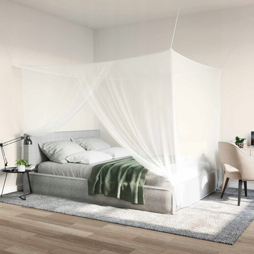MOSQUITO NET FOR BED 3 PCS. WHITE Packaging status original