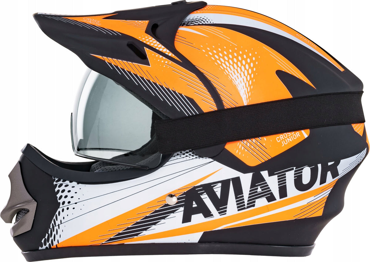 MOTORCYCLE HELMET ENDURO SCOOTER CROSS QUAD GOGGLES XL