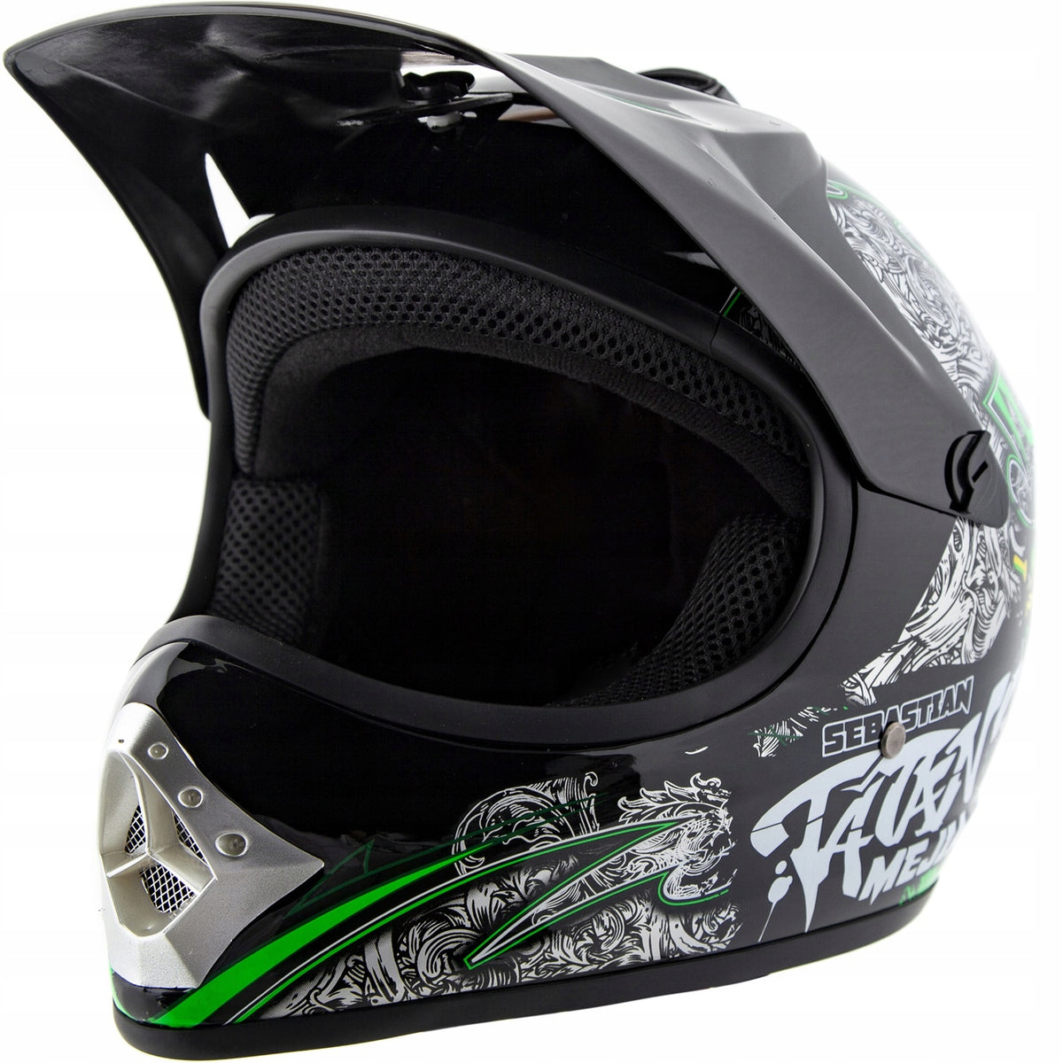 MOTORCYCLE HELMET FOR CHILDREN ON CROSS ENDURO QUAD BMX ATV SCOOTER S