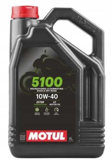 MOTUL 5100 4T 10W40 4L Manufacturer code 104068