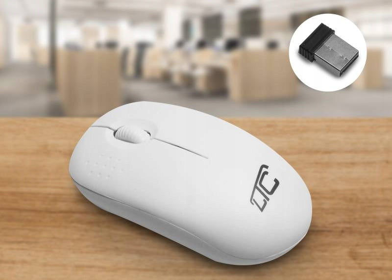 MOUSE WIRELESS USB OPTICAL OFFICE 1000 DPI USB 3 BUTTONS Manufacturer LTC
