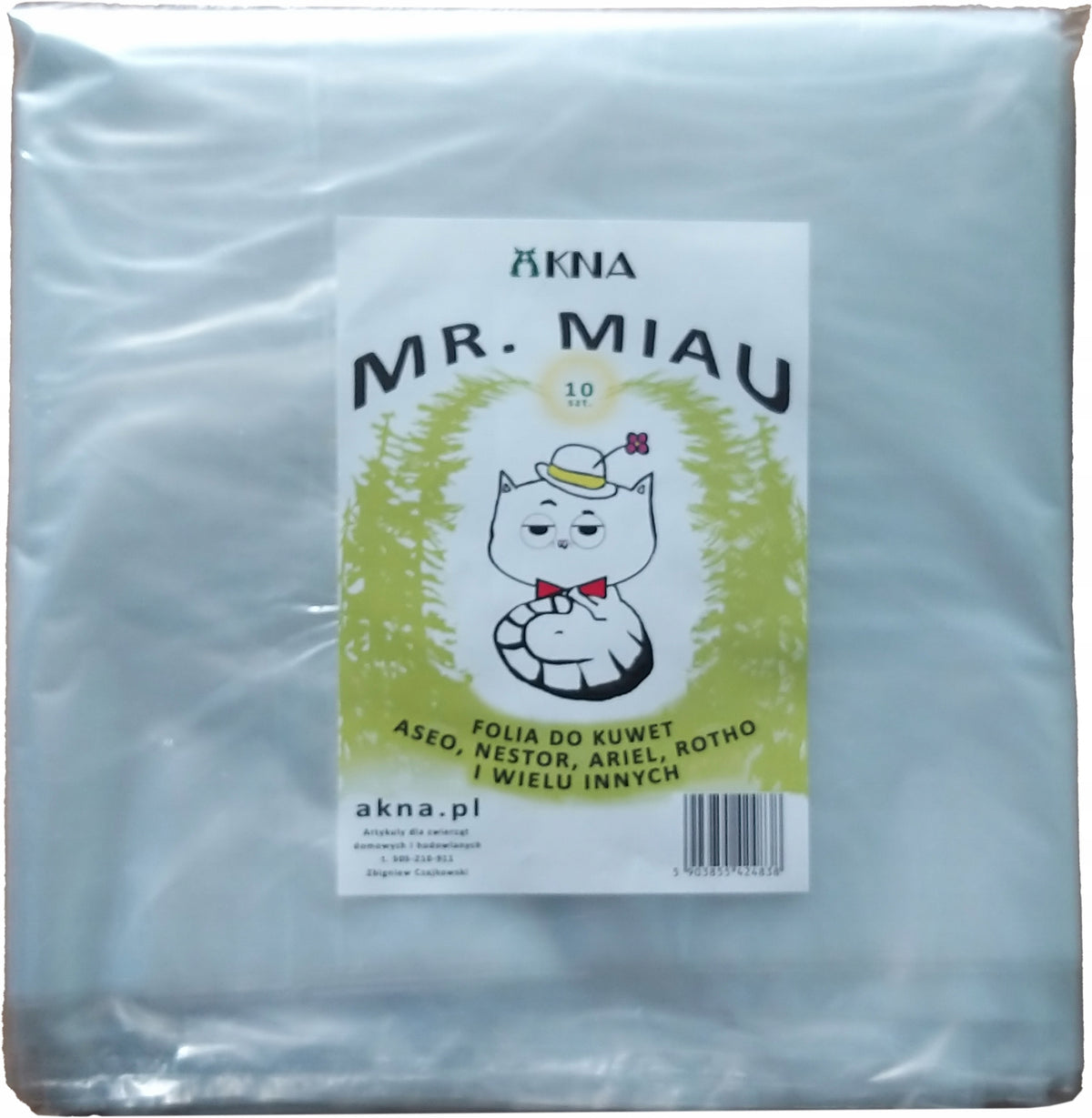 MR. MIAU Protective film LITTER BOX SAVIC NESTOR ARIEL ROTHO OTHERS 10 pcs.