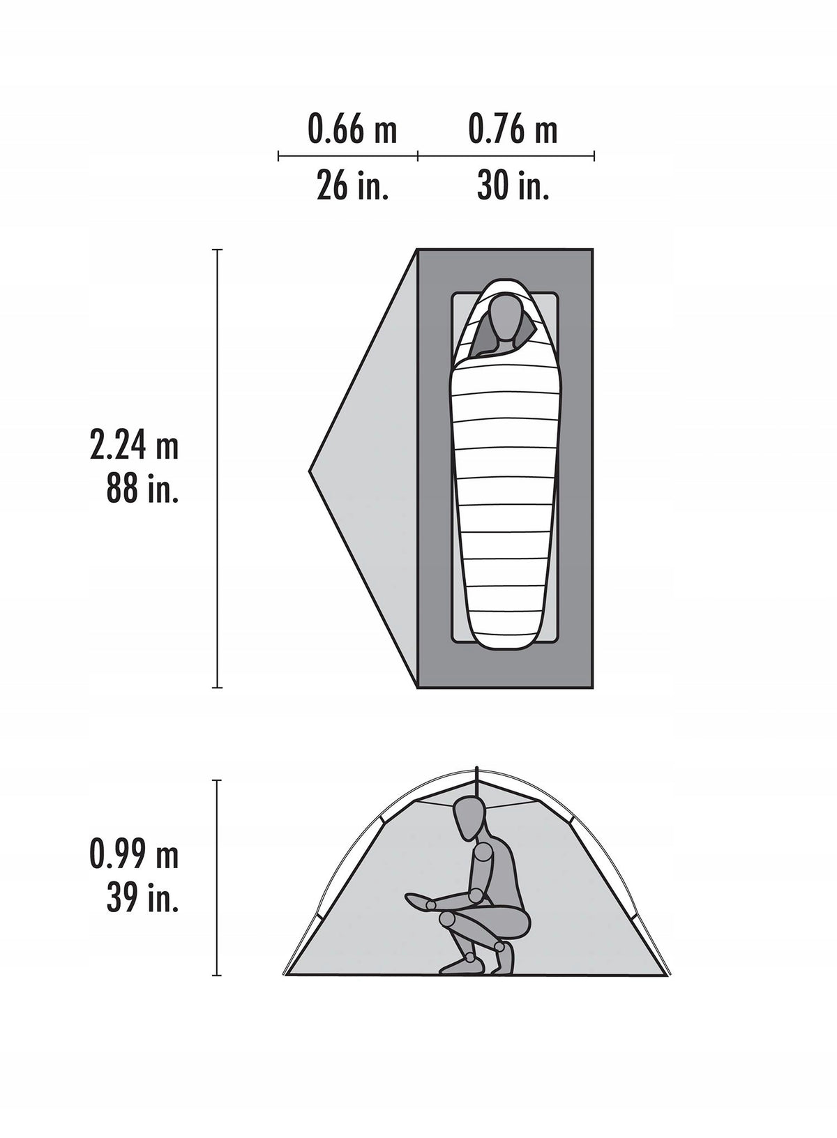 MSR Tent ELIXIR 1 Manufacturer code 13698