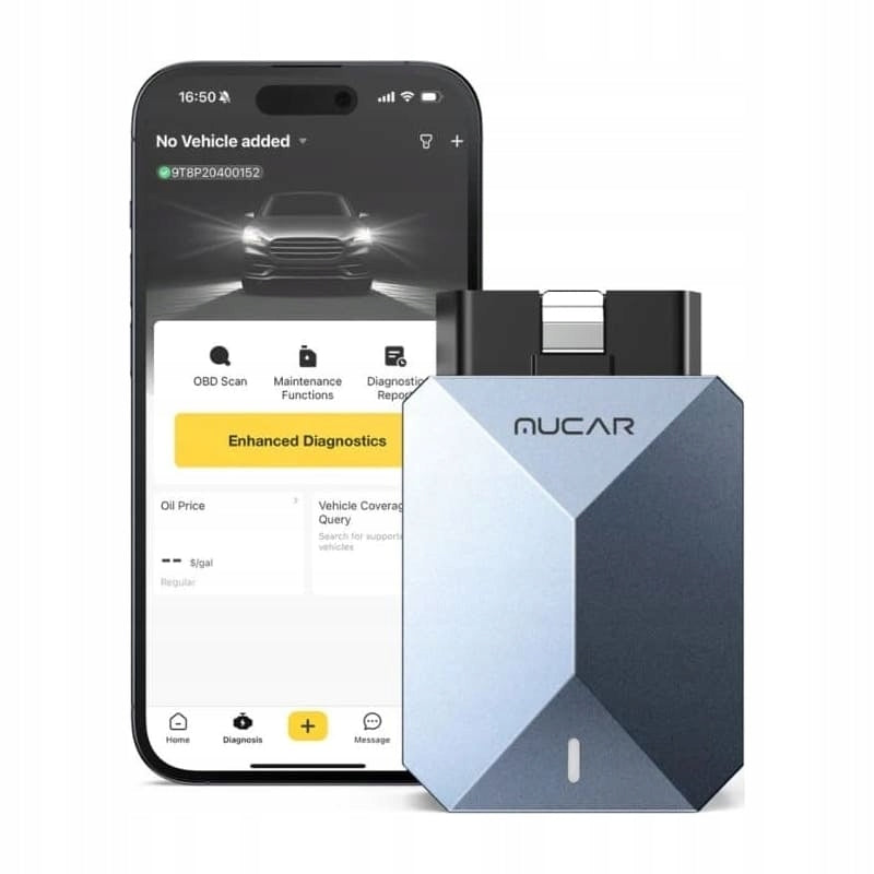 MUCAR BT200 MAX OBD2 Diagnostic Tester Bluetooth CAN FD ASSISTANT AI PL Manufacturer code BT200Max
