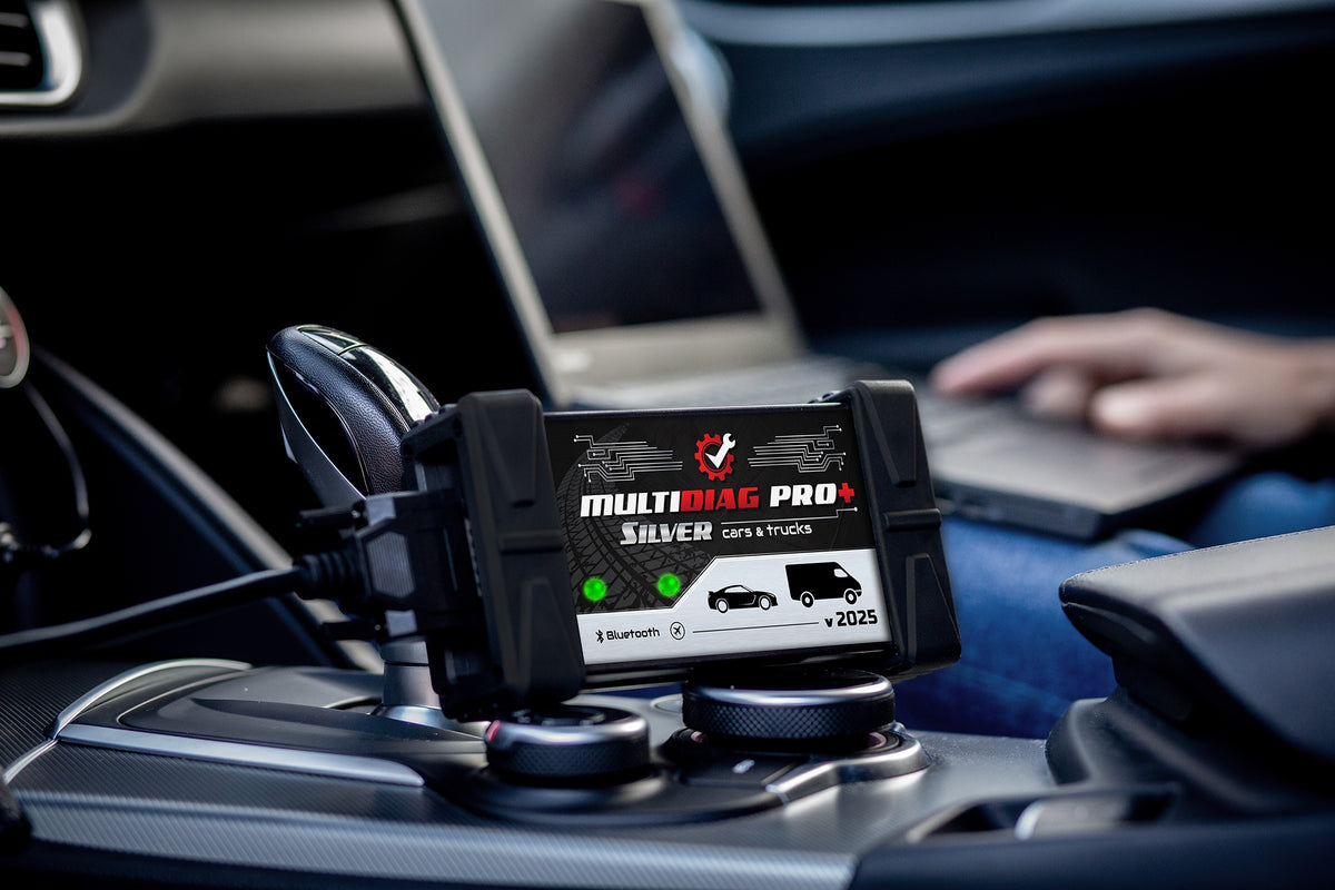 MULTIDIAG PRO+ SILVER 2026 TESTER OBD DIAGNOSTIC INTERFACE 2 SCANNER j.PL Manufacturer code Silver Komputer OBD II Samochody Osobowe