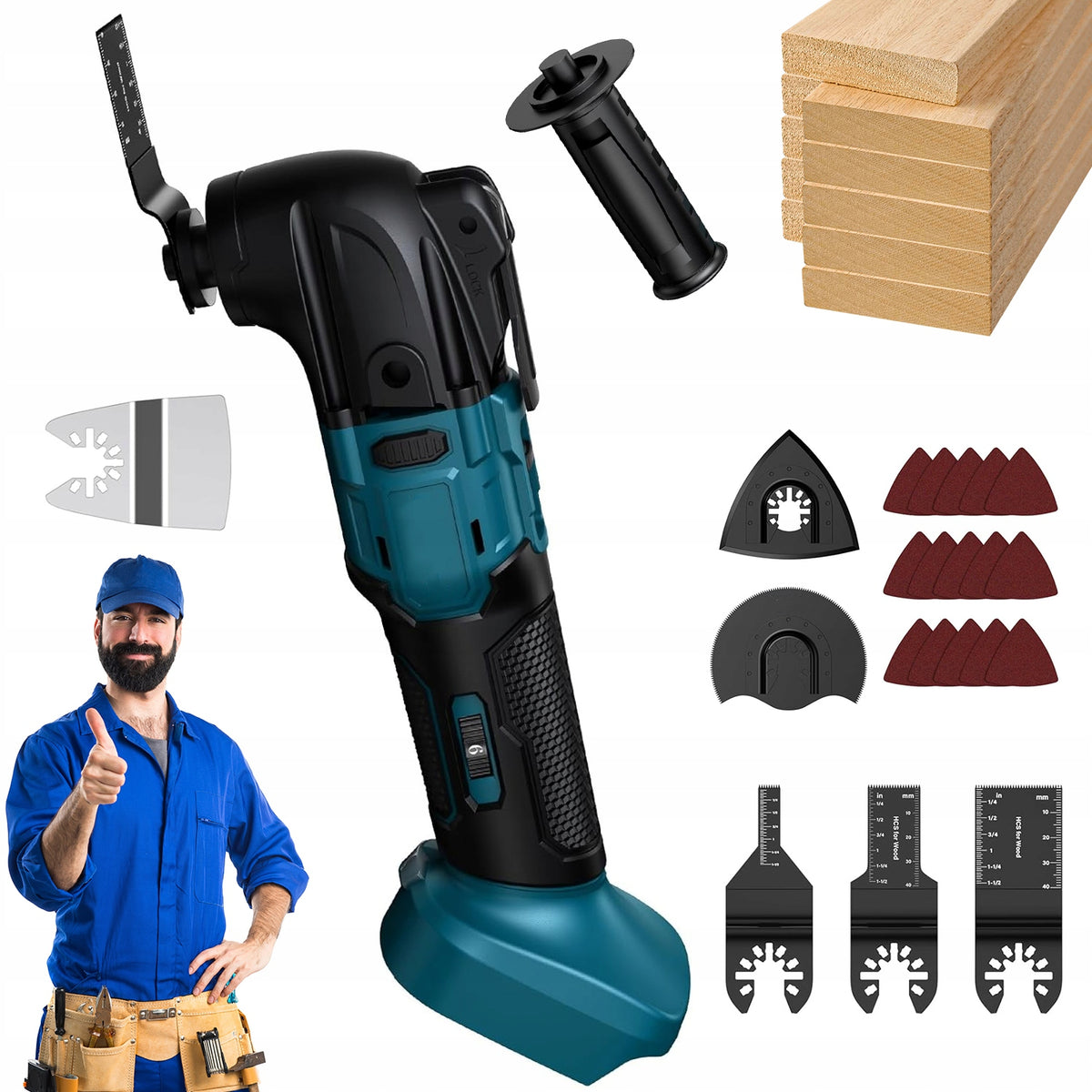 MULTIFUNCTIONAL OSCILLATING TOOL FOR CUTTING GRINDING