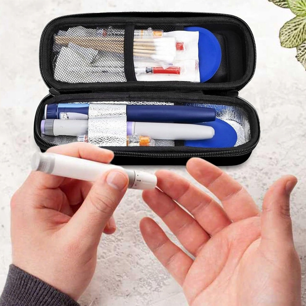 MULTIFUNCTIONAL THERMAL INSULATION COOLING BAG FOR INSULIN AND MEDICINES Packaging status original