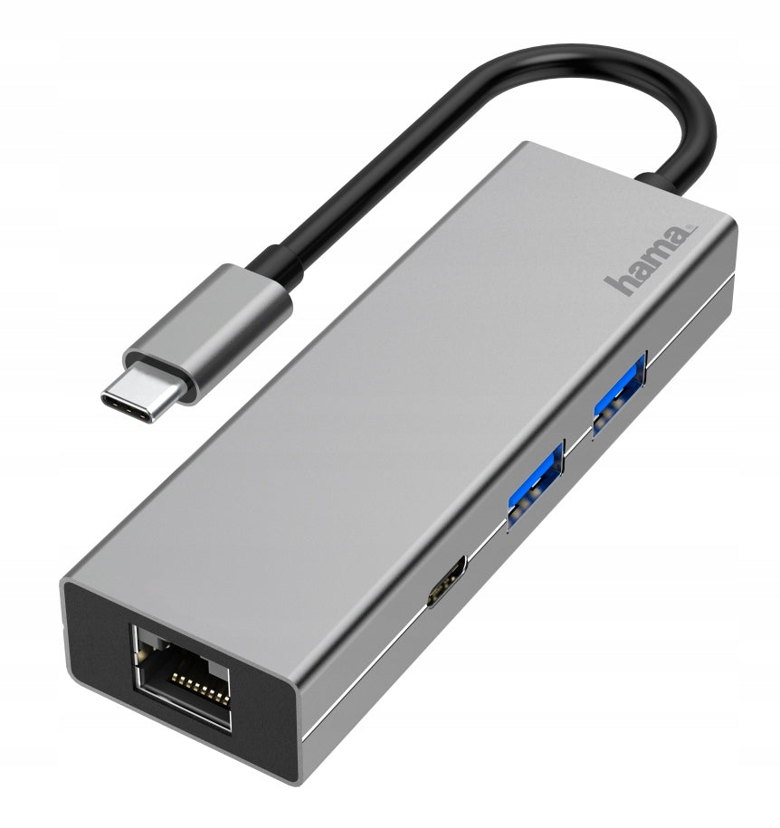 MULTIPORT DOCKING STATION 4IN1 HAMA USB-C USB RJ45