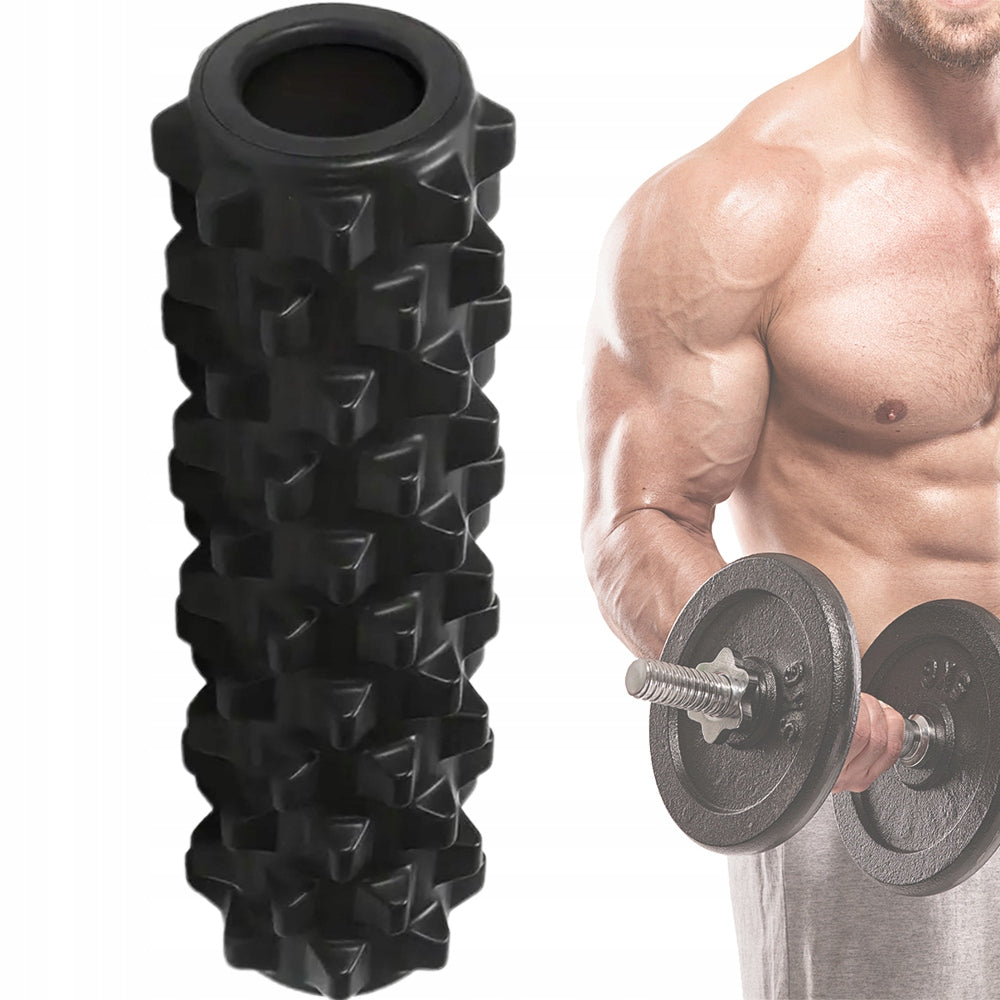 MUSCLE ROLLER WITH PROJECTIONS 3D NECK BACK MASSAGE MUSCLE RELAXATION Packaging status original