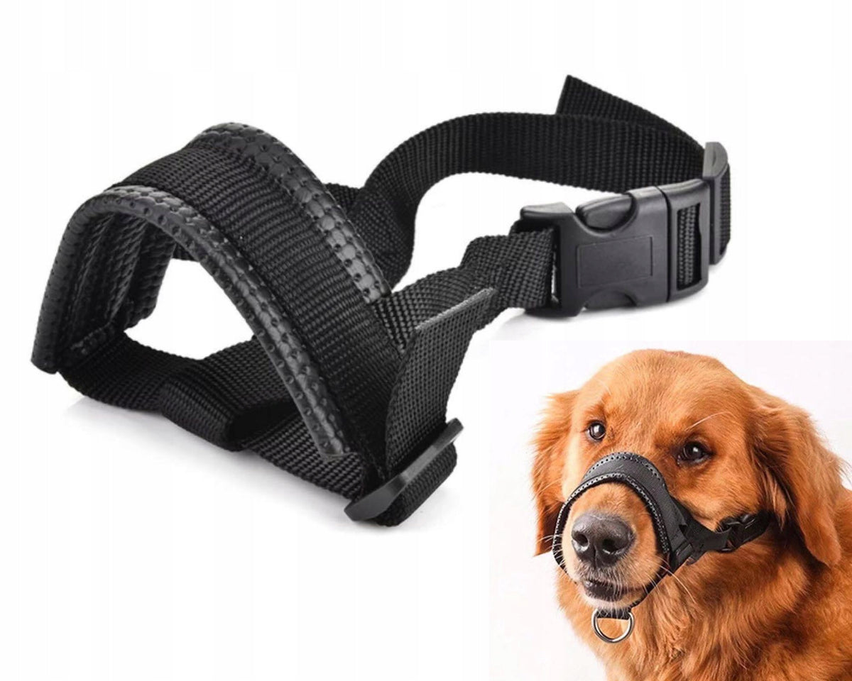 MUZZLE WITH DOG LINING NYLON SOFT COMFORTABLE XXL