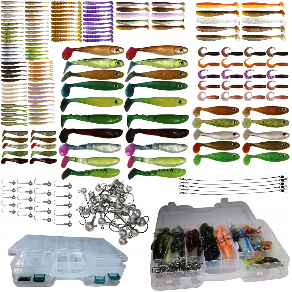 MYSTERY BOX 2 - 186 EL. LARGEST SET OF SPINNING LURES + BOX