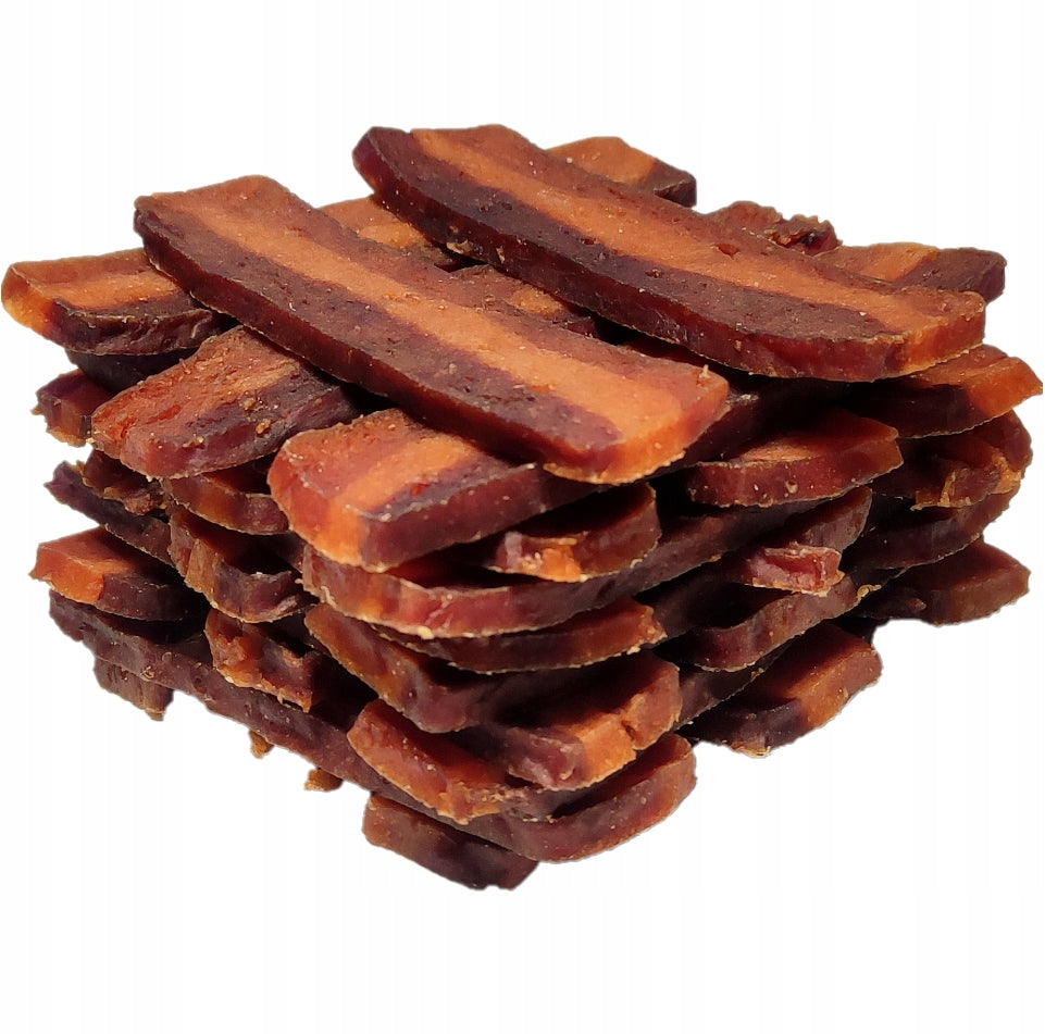 Maced Soft Striped Treat for Dog Trio Duck Rabbit Lamb 500g