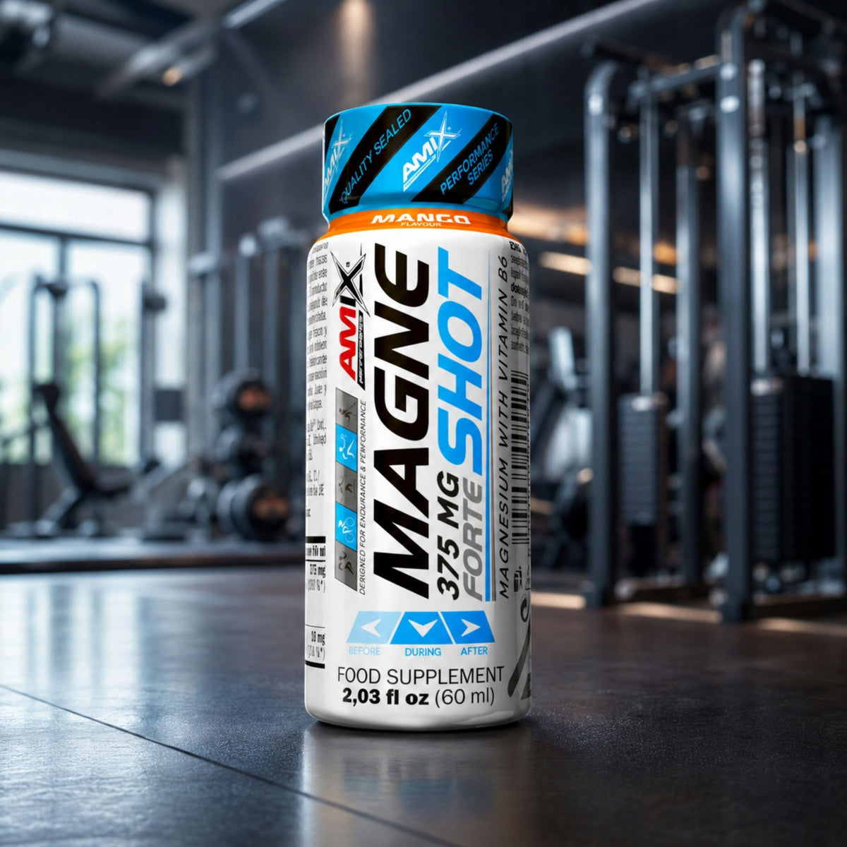 Magnesium Citrate with Vitamin B6 Magnesium Liquid Shot for Contractions 3x 60ml Packaging status original
