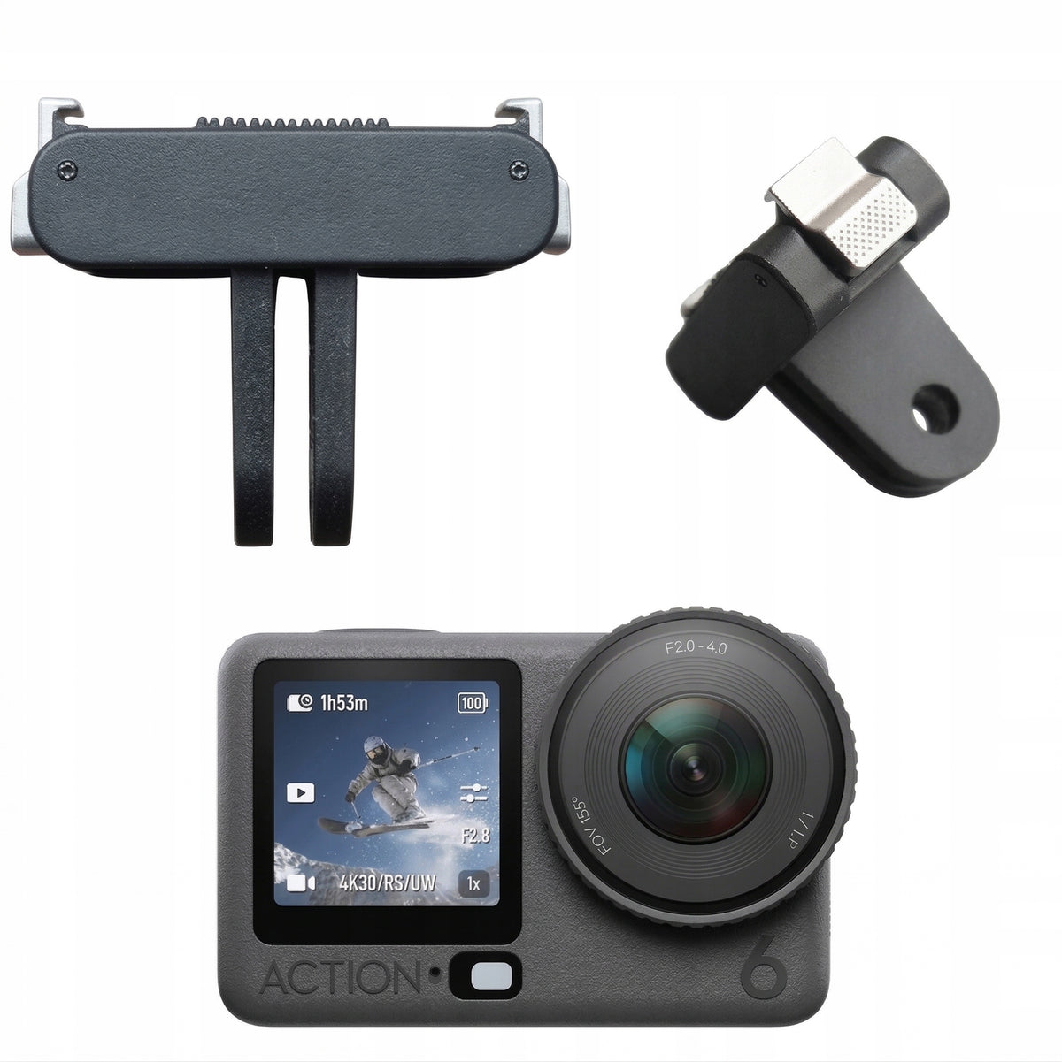 Magnetic adapter for dji osmo action 6 camera