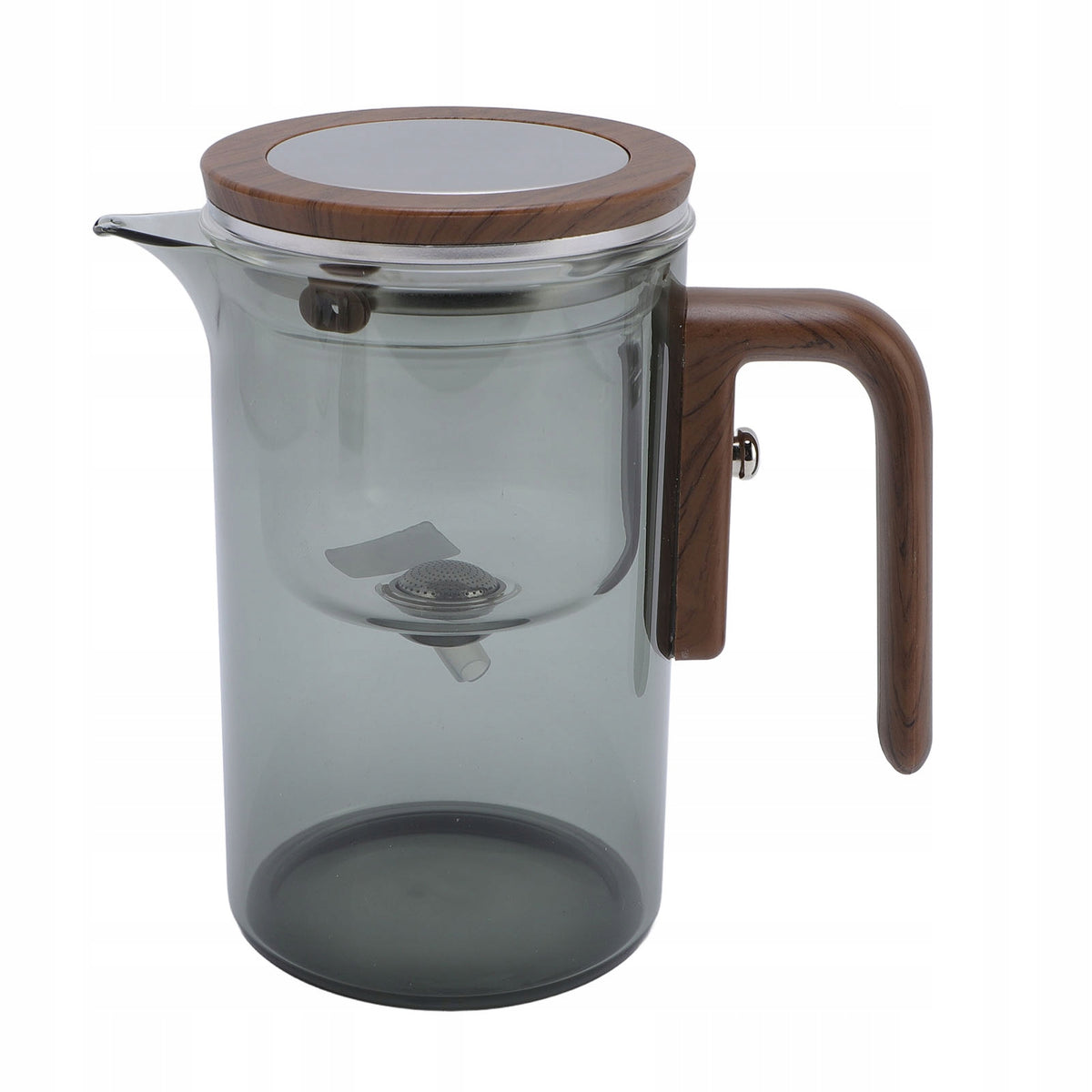Magnetic glass teapot High separation of water from borosilicate glass