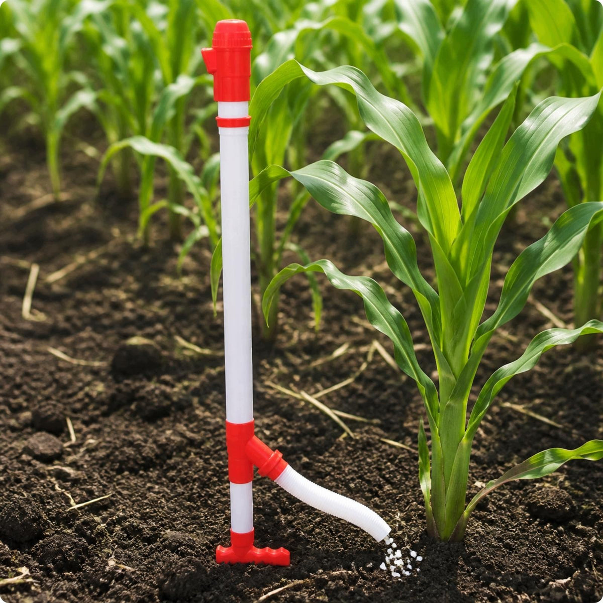 Manual PVC Fertilizer Applicator Adjustable Rate for Gardens, Farmers