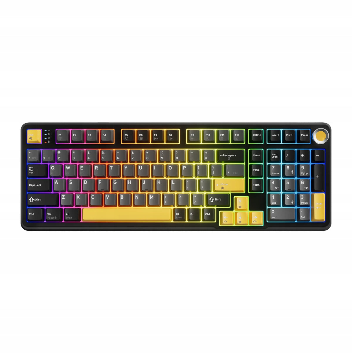 Marvo Titan 98 RGB Wireless Banana Mechanical Keyboard