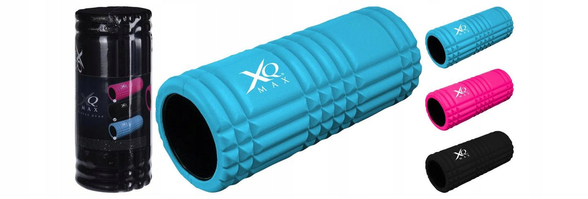 Massage roller 33 x14cm pink roller