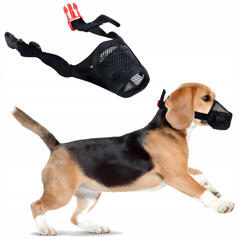 Material muzzle for Dog with Physiological Mesh Safe 1712 M