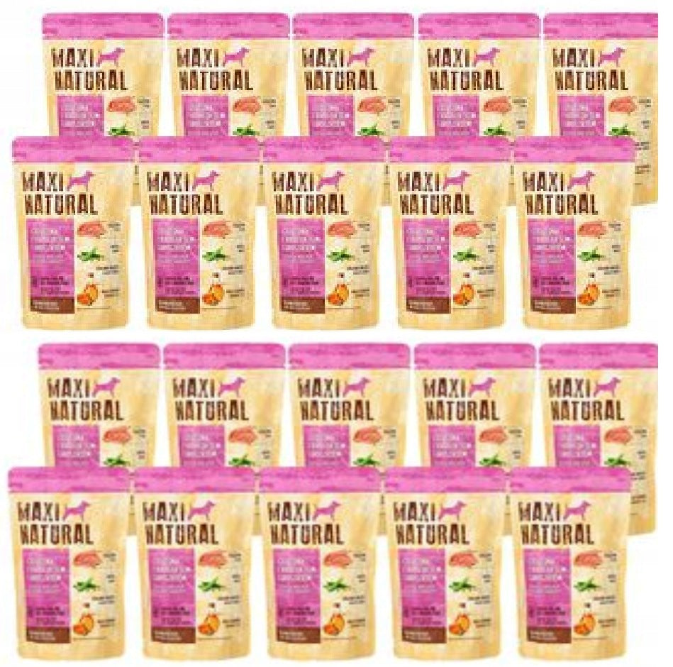 Maxi Natural Complete Dog Food Veal with Rabbit 20x150g