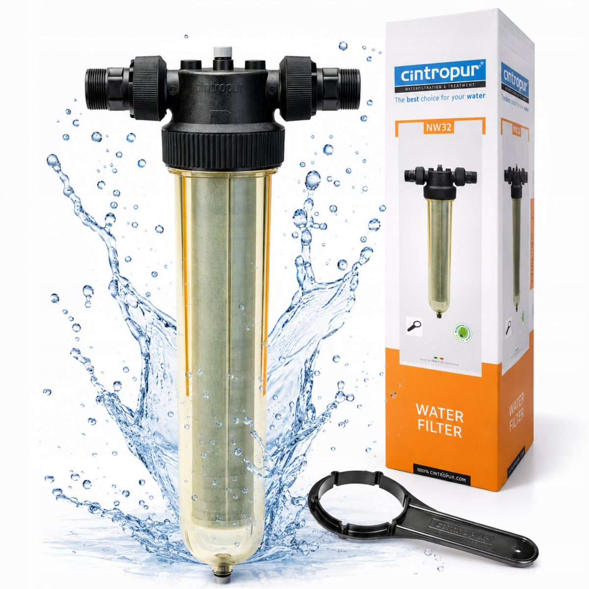 Mechanical Filter In-line Water Cintropur NW 32 GW 1" Connection