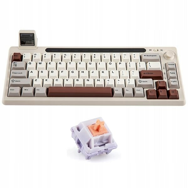 Mechanical Keyboard Epomaker RT65 Mini Screen Retro Gaming Backlit Packaging status original