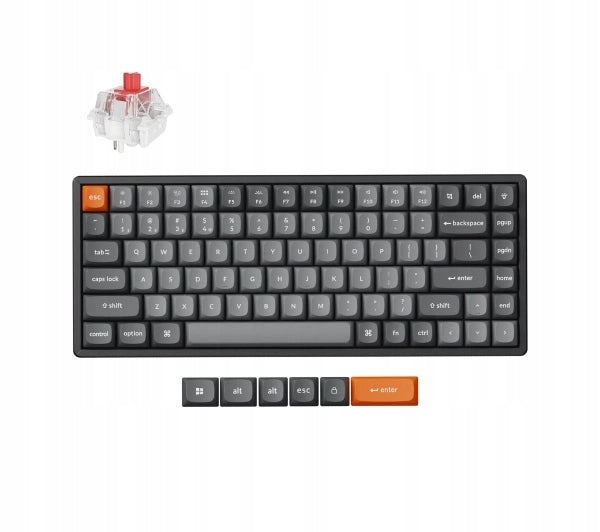 Mechanical Wireless Keyboard Keychron K2 Max Super Red Black Packaging status original