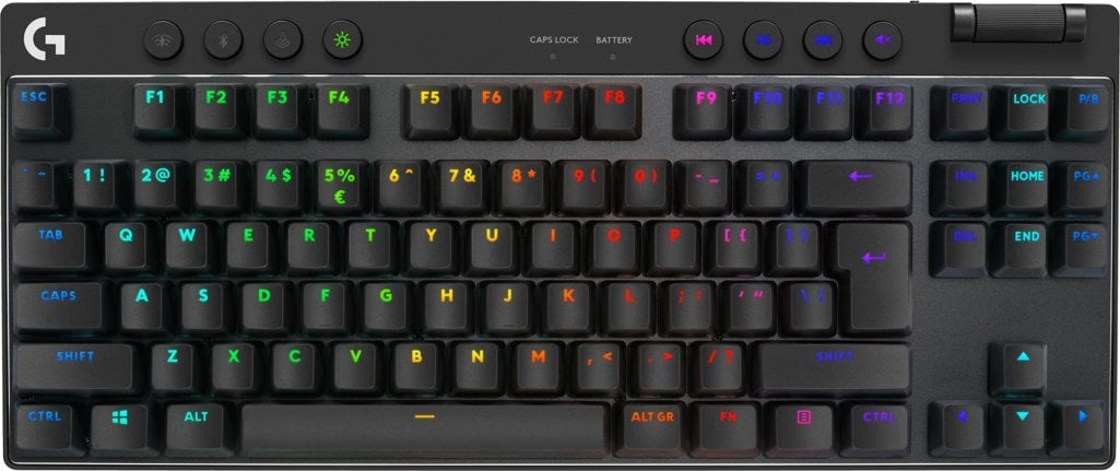 Mechanical keyboard Logitech PRO X TKL Lightspeed GX Brown