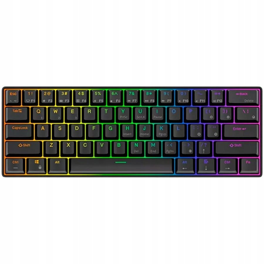Mechanical keyboard Royal Kludge RK61 Black Brown Switch US