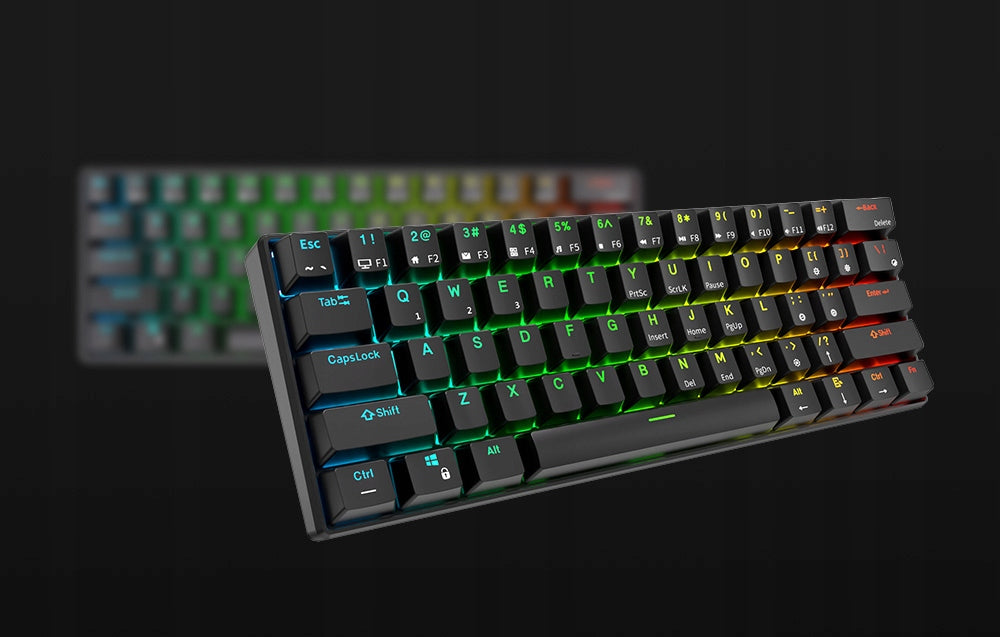 Mechanical keyboard Royal Kludge RK61 RGB Red Switch BT (AZERTY) Manufacturer code RK61