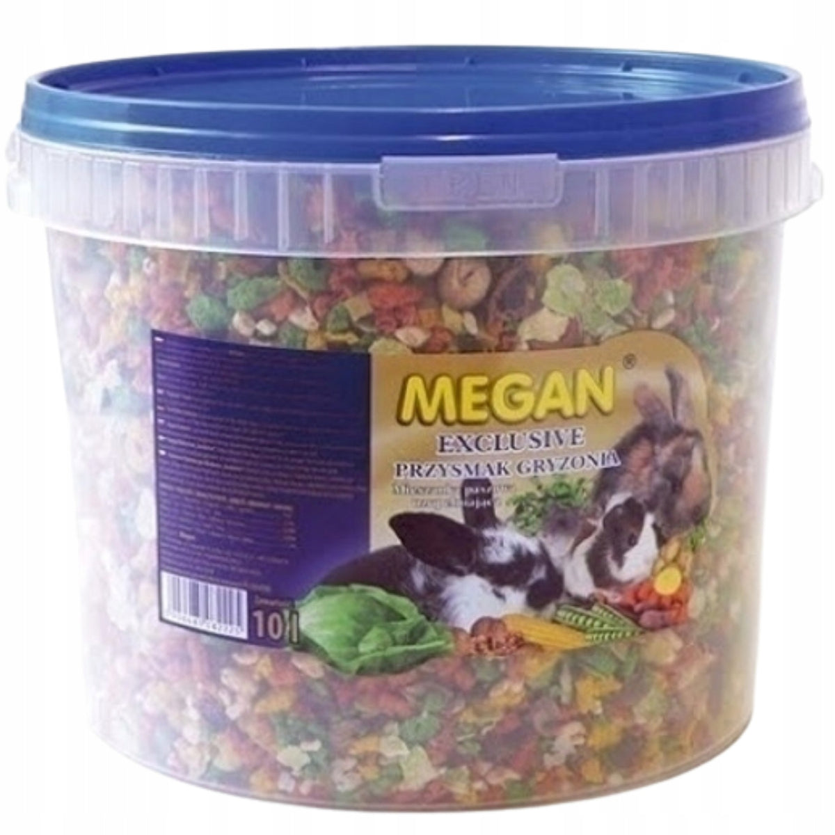 Megan Exclusive Food for Rodents and Rabbits 10L