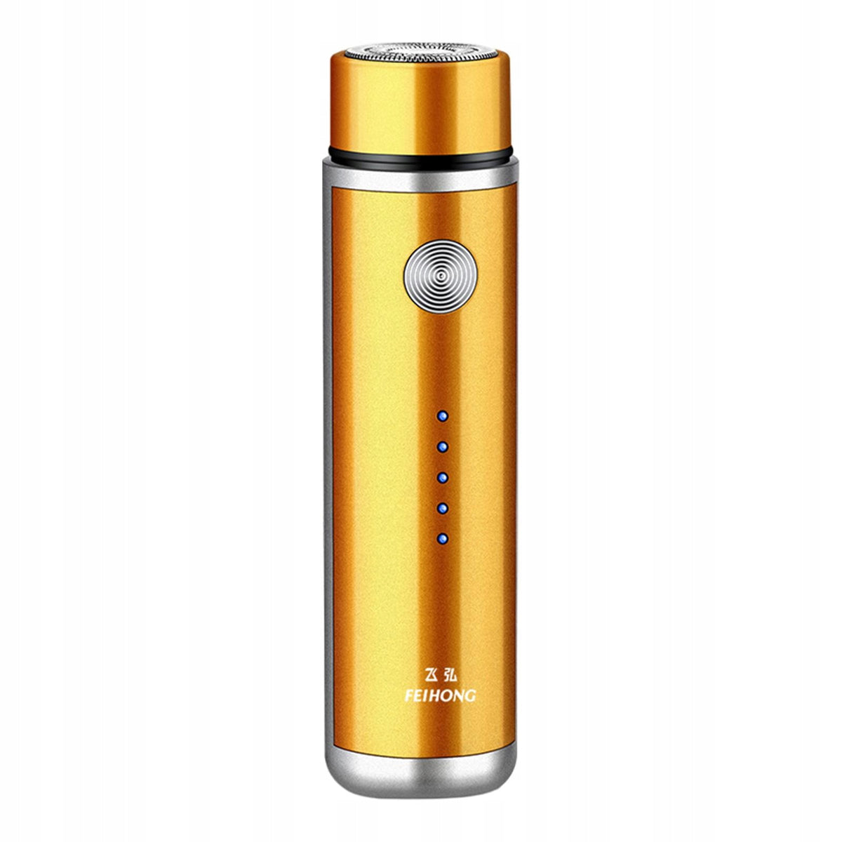 Men Mini Electric Shavers Electric Razors Rechargeable USB Charging Gold