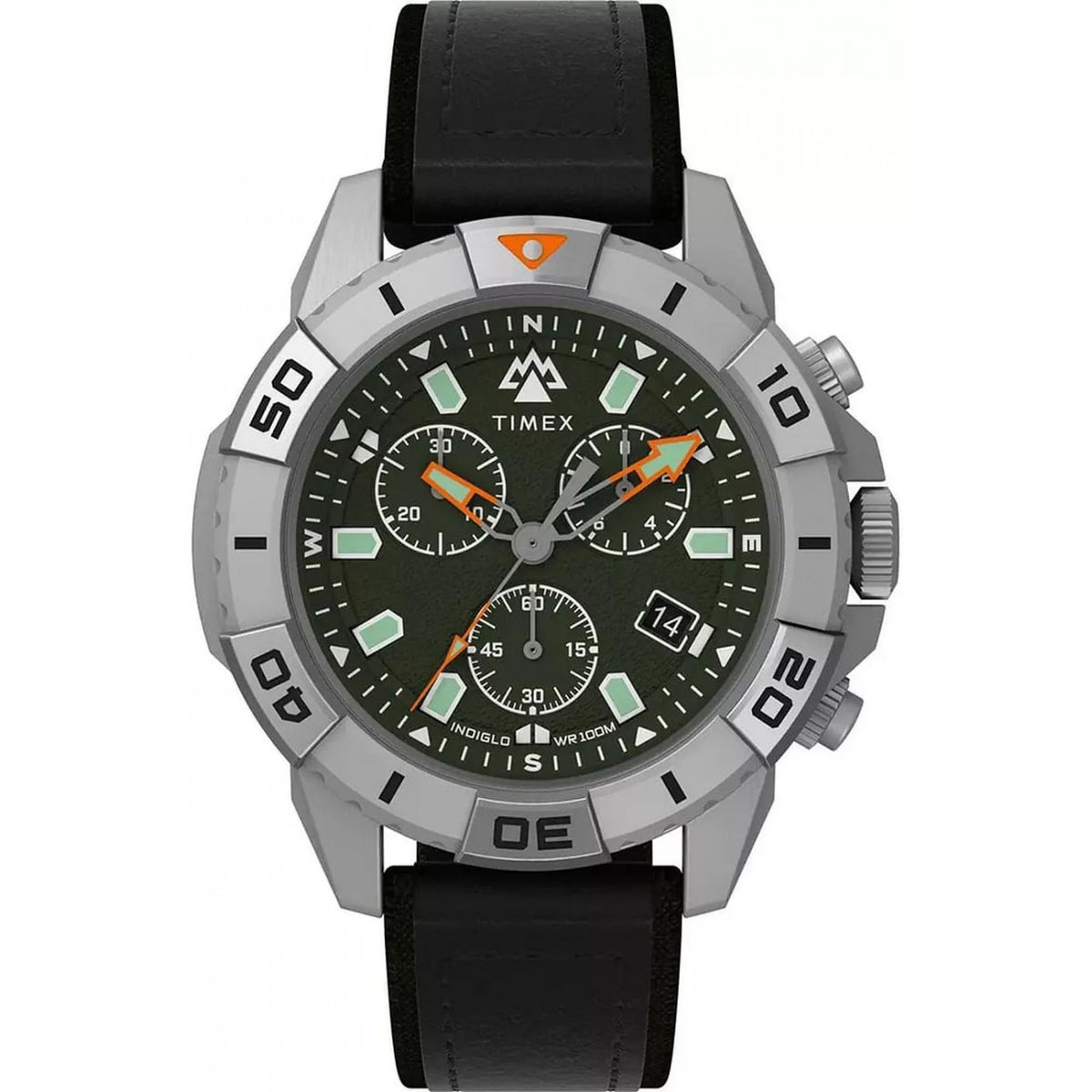 Men's Watch Timex WATERPROOF Expedition Chronograph INDIGLO CLASSIC Packaging status original