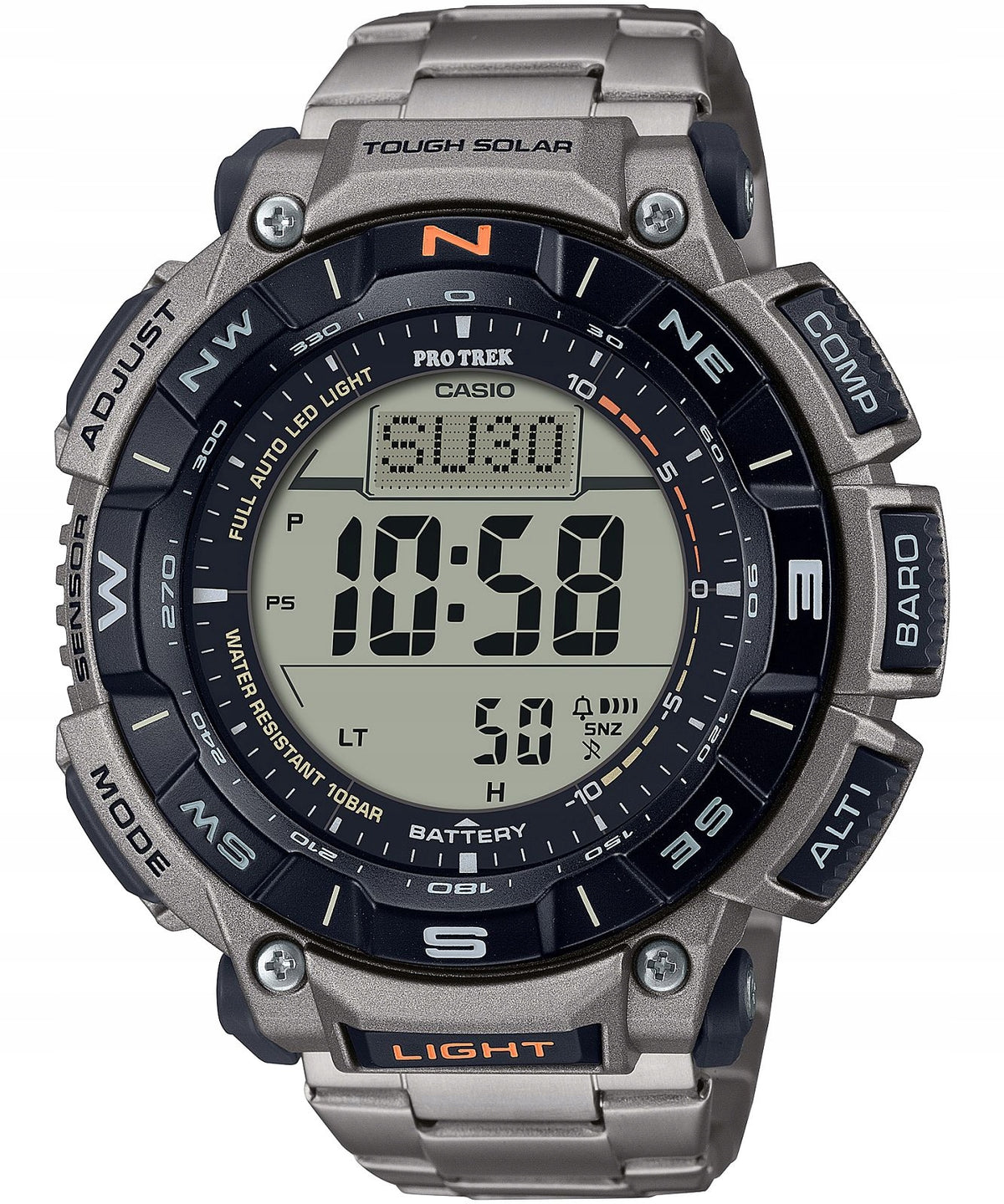 Men's watch Casio Protrek Tough Solar Titanium