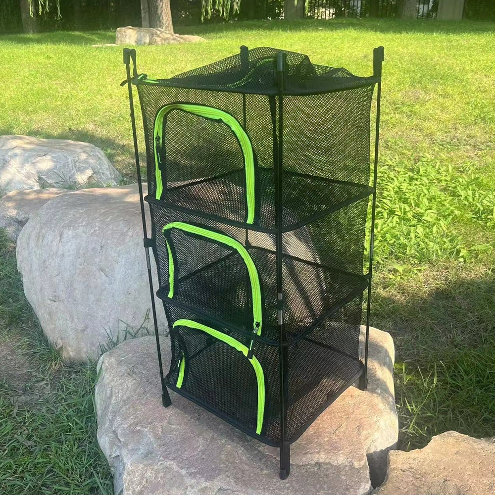 Mesh Hanging Dryer Mesh Portable Adjustable Dust Resistant For Herbs Packaging status original
