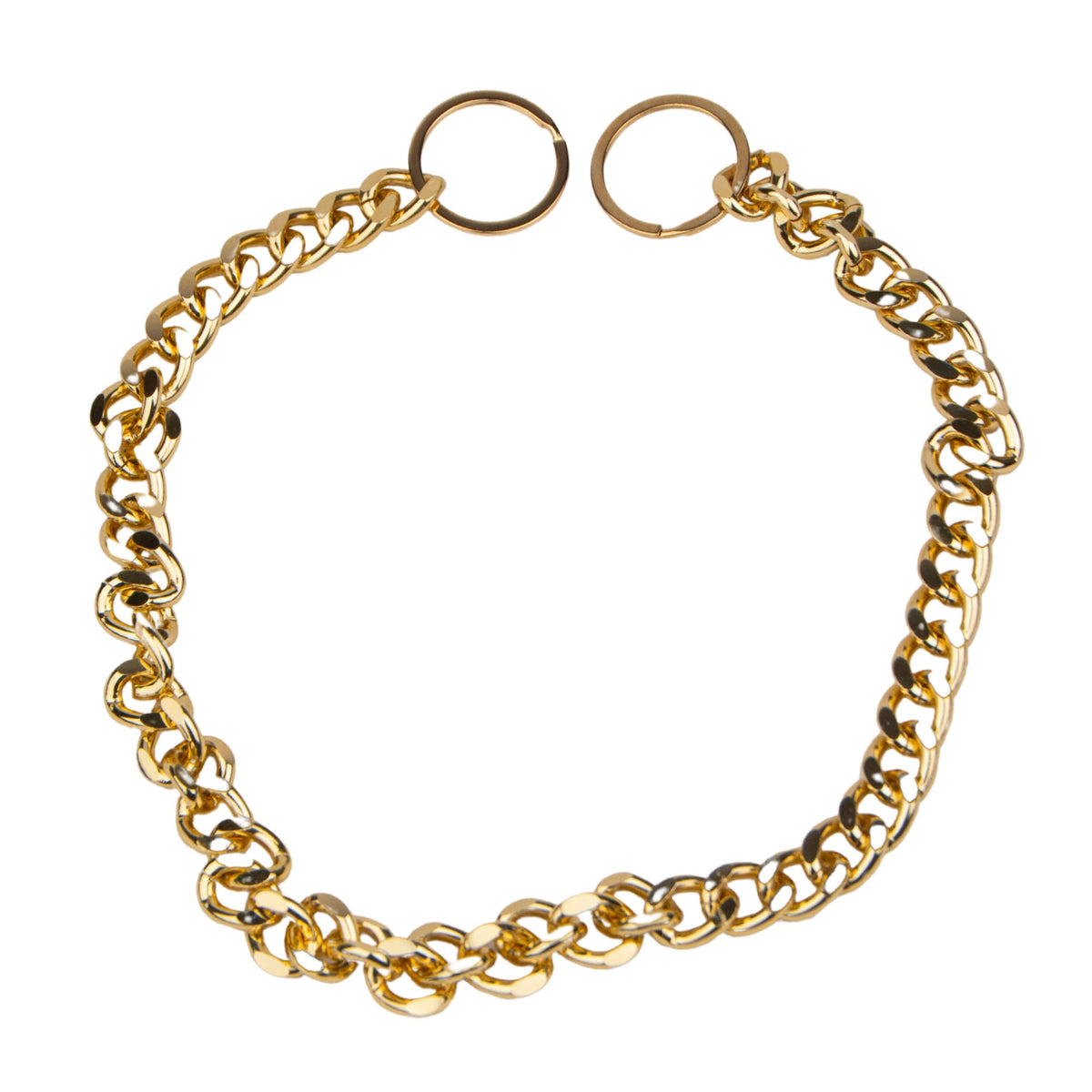 Metal Chain Collar for Dog Strong Chain Gold 40cm