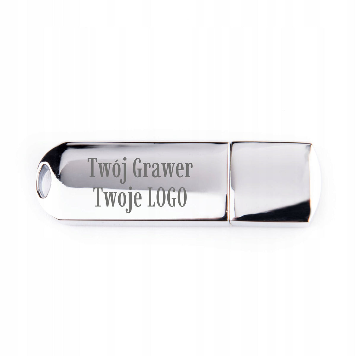 Metal MIRROR mirror flash drive Solid 2 GB USB 2.0 + LOGO ENGRAVING