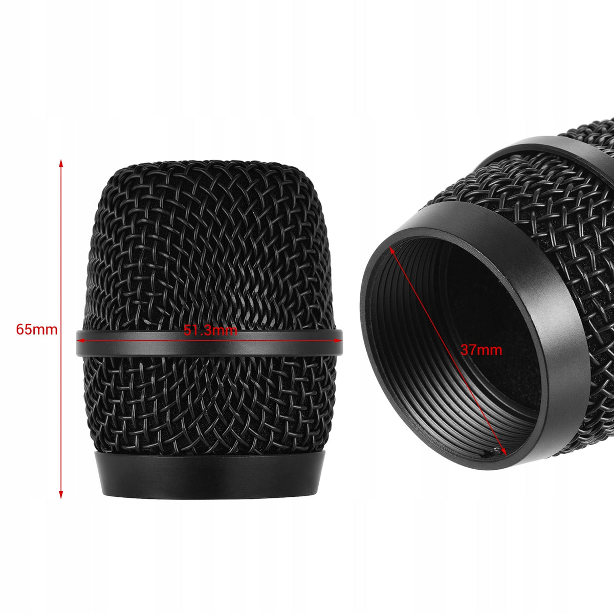 Metal Microphone Mesh Replacement Grille in Inner Foam Filter 4L Manufacturer code AG250725044423