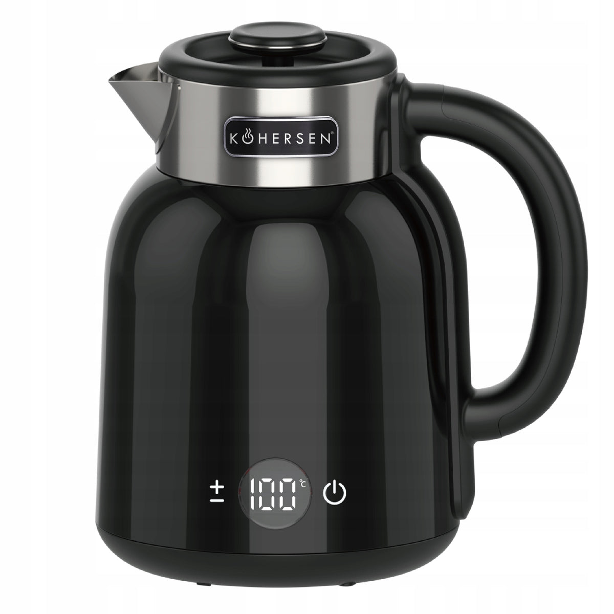 Metal electric kettle with TEMPERATURE CONTROL wireless Kohersen