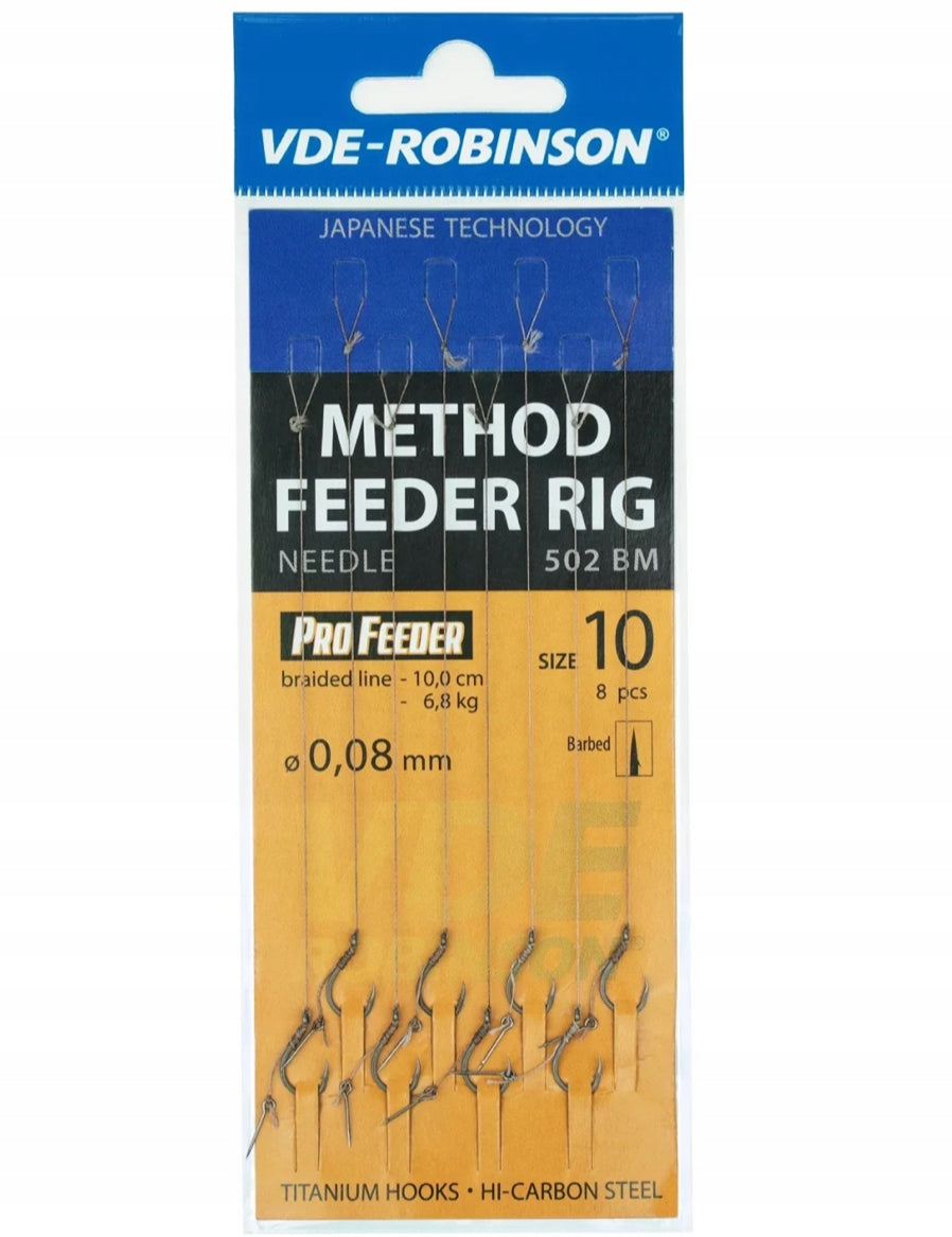 Method Feeder Leader with BAYONET - Hook #6 - FOR DIFFICULT FISHING