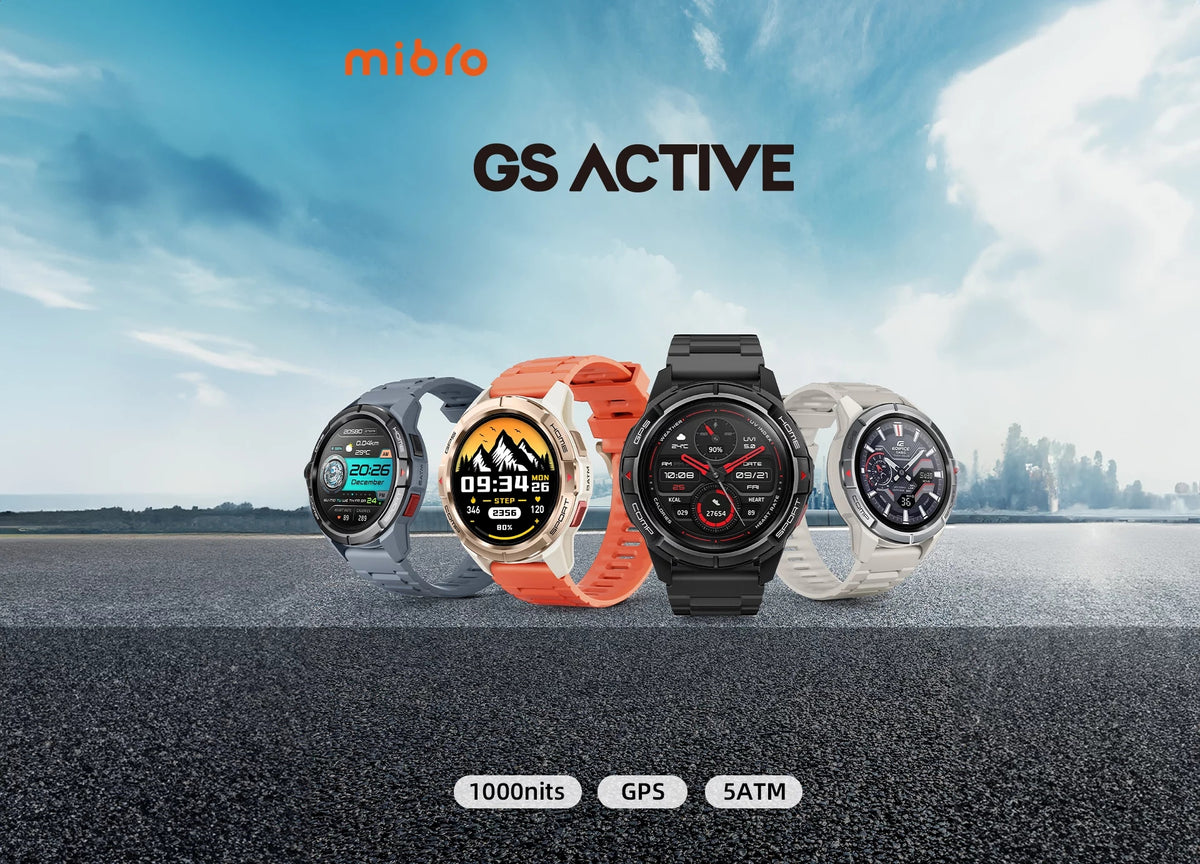 Mibro GS Active Smartwatch (Silver) Color silver