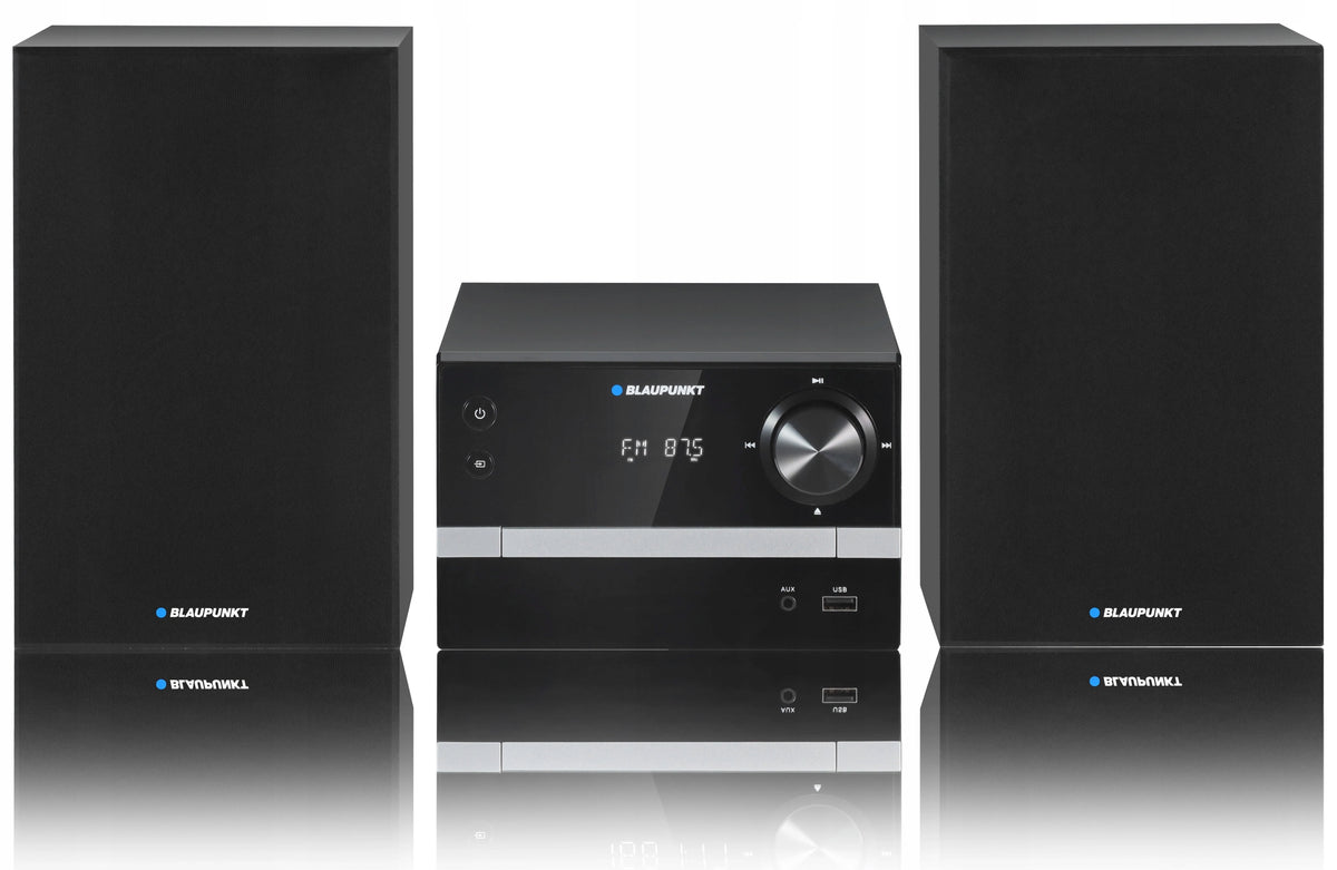 Micro Tower Blaupunkt MS9BT - Bluetooth CD/MP3 USB FM Radio PLL EQ AUX Remote Control