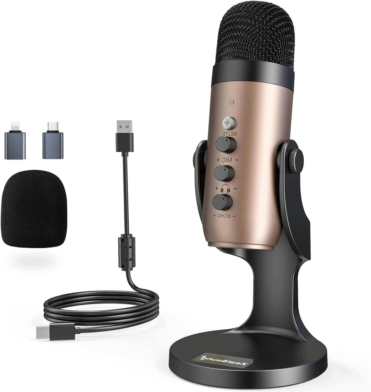 Microphone Gold K66 Gold