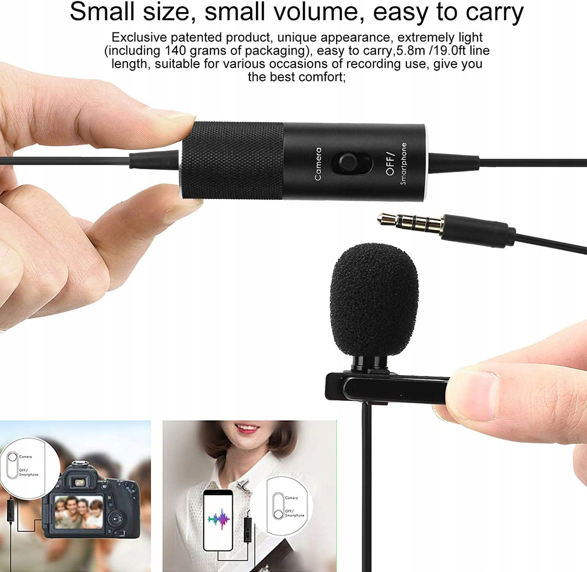 Microphone Set with Flange, R955S 5,8 M Uniwer Brand no brand