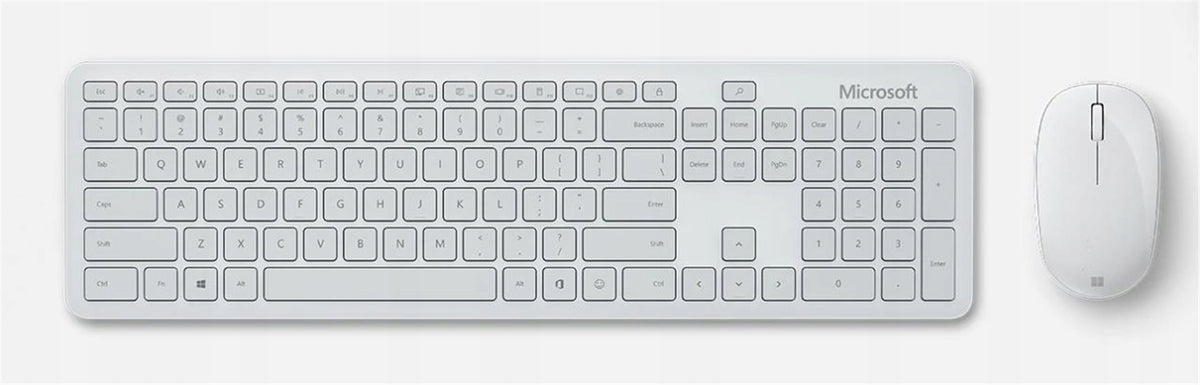 Microsoft Bluetooth Desktop, Glacier, ENG qwerty