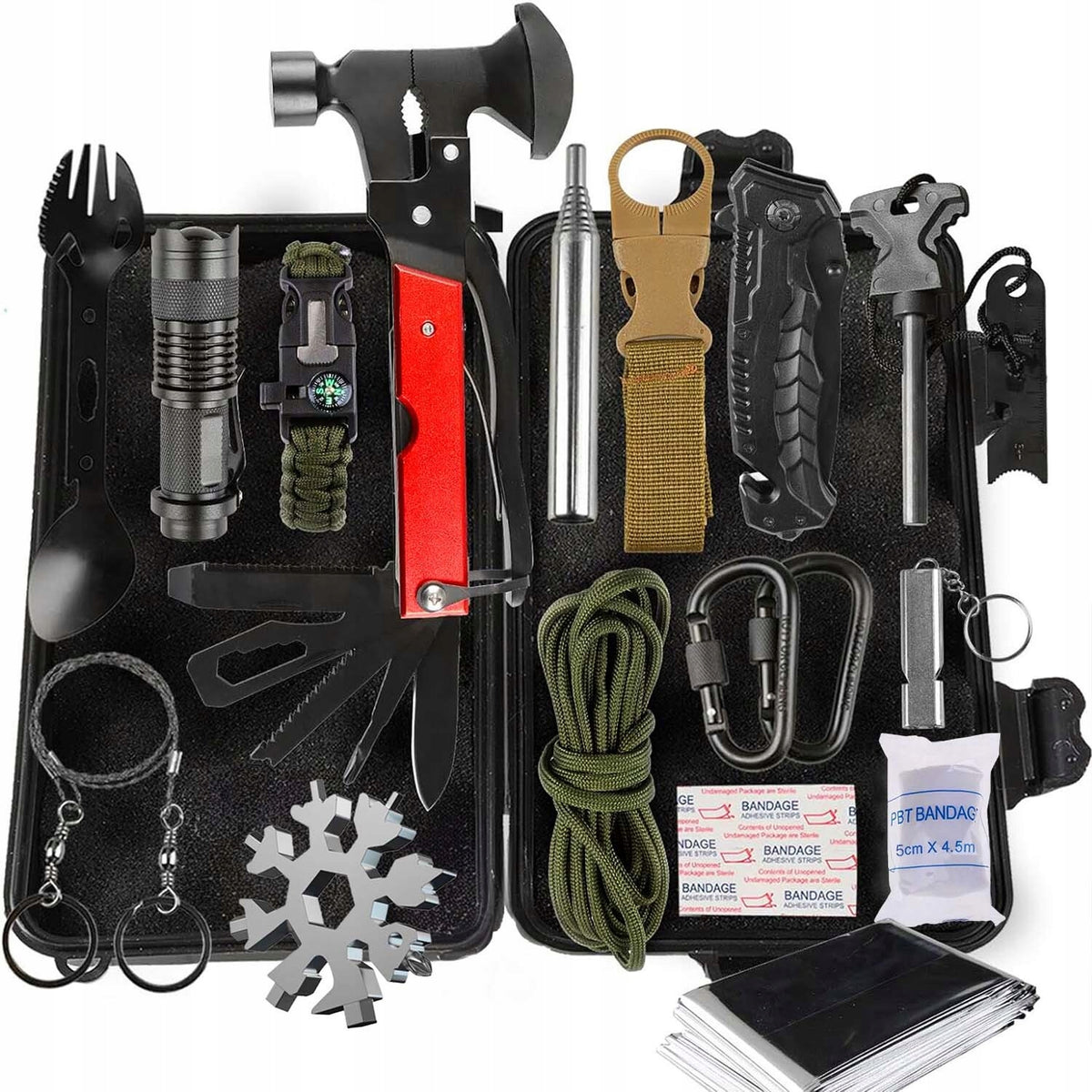 Military Survival Set Multitool 52el XL