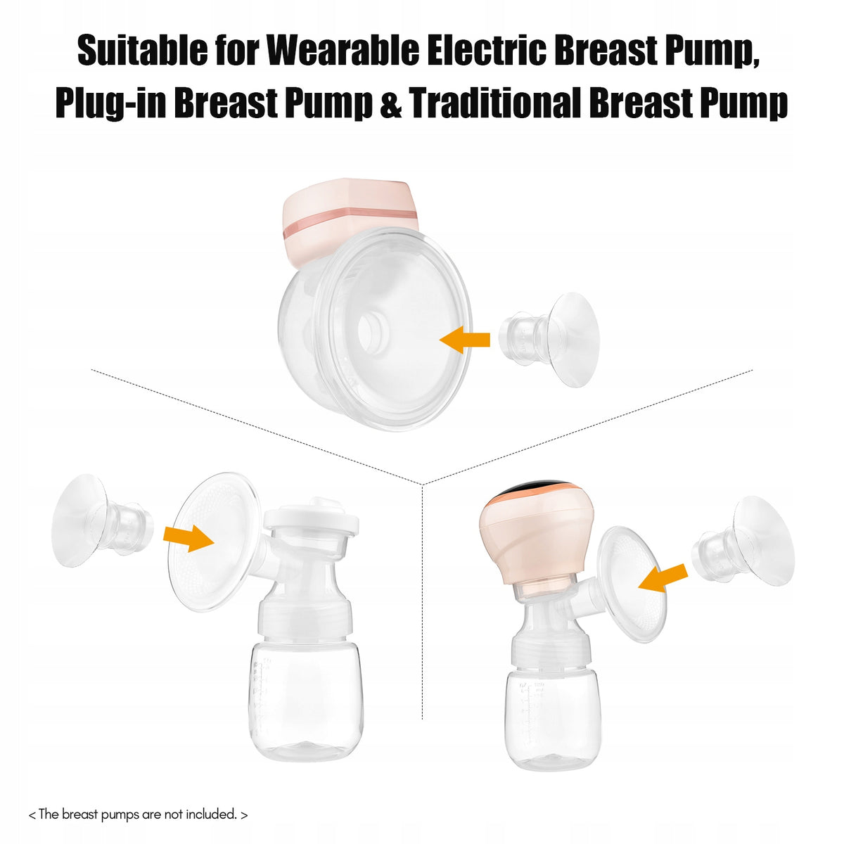 Milk breast pump collar inserts breast converter practical FM
