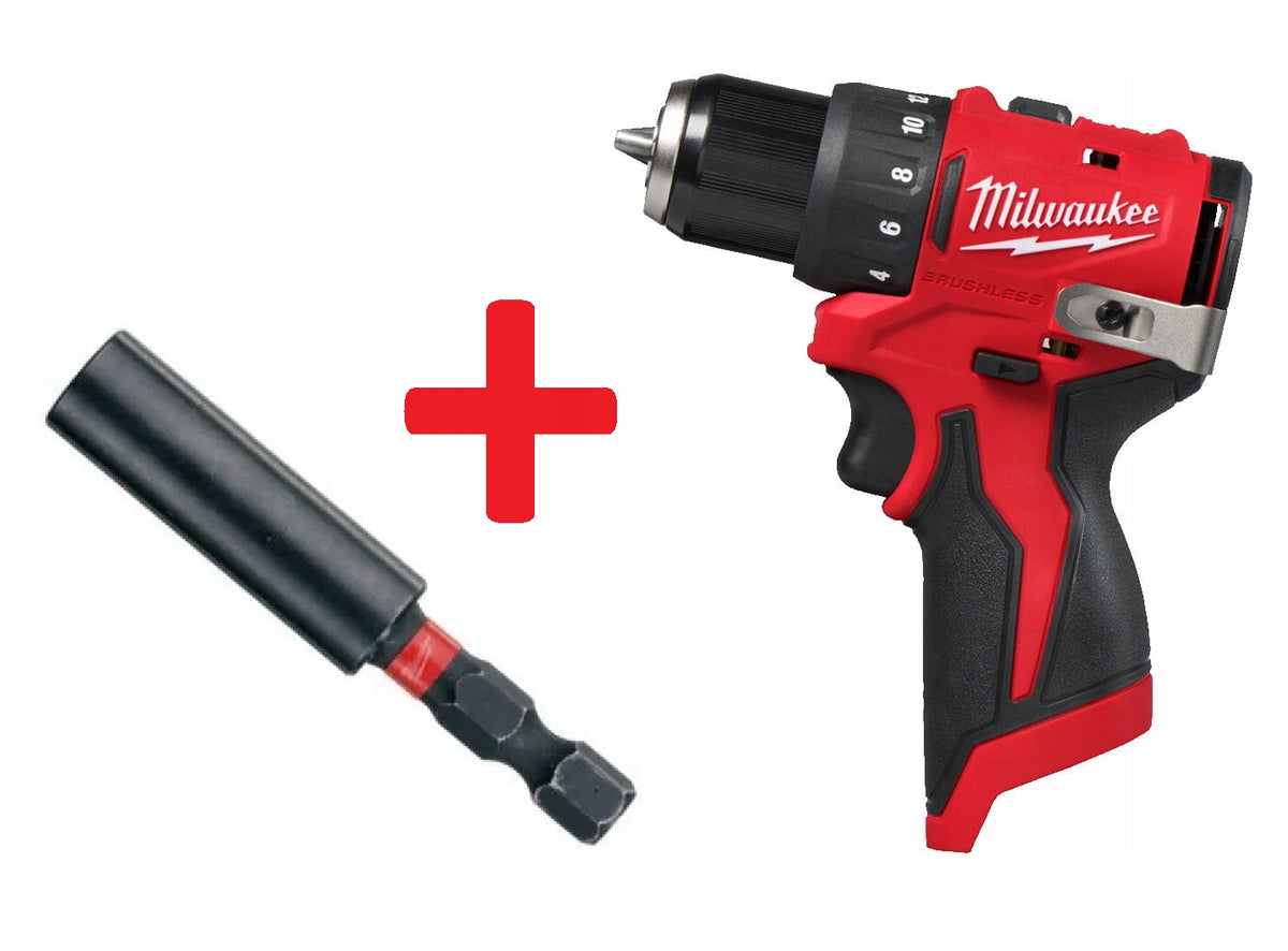 Milwaukee M12 BLDDRC-0 Compact screwdriver 40nm 12V 4933499683 + adapetr